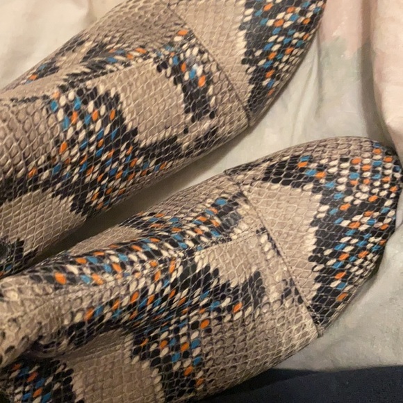 Isabel Marant / Danelya Exotic Print python ankle boots Booties 40 10 - Picture 7 of 8